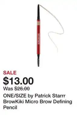 Sephora ONE/SIZE by Patrick Starrr BrowKiki Micro Brow Defining Pencil offer