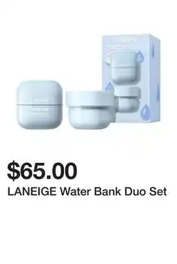 Sephora LANEIGE Water Bank Duo Set offer