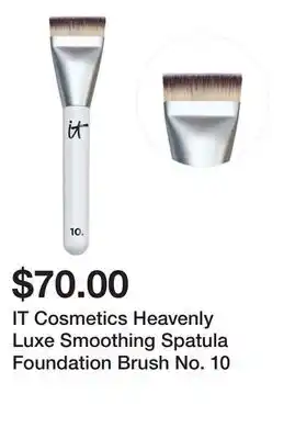 Sephora IT Cosmetics Heavenly Luxe Smoothing Spatula Foundation Brush No. 10 offer