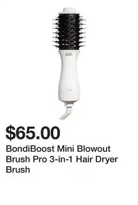 Sephora BondiBoost Mini Blowout Brush Pro 3-in-1 Hair Dryer Brush offer