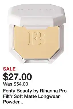 Sephora Fenty Beauty by Rihanna Pro Filt'r Soft Matte Longwear Powder Foundation offer