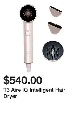 Sephora T3 Aire IQ Intelligent Hair Dryer offer