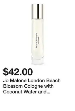 Sephora Jo Malone London Beach Blossom Cologne with Coconut Water and Vanilla Travel Spray offer