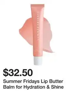 Sephora Summer Fridays Lip Butter Balm for Hydration & Shine offer