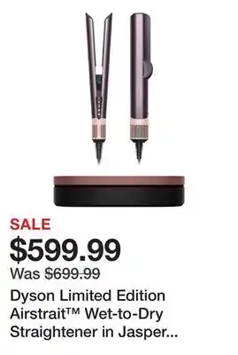 Sephora Dyson Limited Edition Airstrait Wet-to-Dry Straightener in Jasper Plum offer