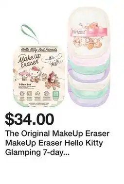 Sephora The Original MakeUp Eraser MakeUp Eraser Hello Kitty Glamping 7-day Set offer
