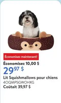 Walmart Lit Squishmallows pour chiens offer