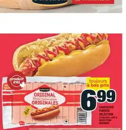 Super C SAUCISSES FUMÉES SELECTION | SELECTION WIENERS offer