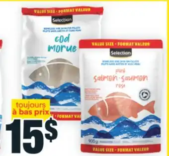 Super C FILETS DE POISSON SELECTION | SELECTION FISH FILLETS offer