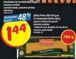 Maxi Primo Spaghettini offer