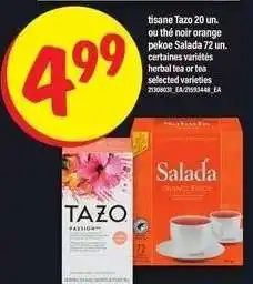 Maxi Tazo/Salada Tea offer