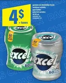 Maxi EXCEL GUM BOTTLES offer
