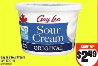 FreshCo Gay Lea Sour Cream offer