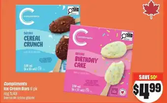 FreshCo Compliments Ice Cream Bars offer