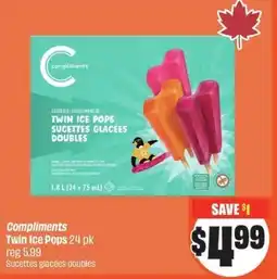 FreshCo Compliments Twin Ice Pops offer