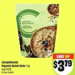 FreshCo Compliments Organic Quick Oats offer