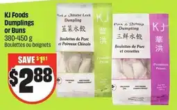 FreshCo KJ Foods Dumplings or Buns offer