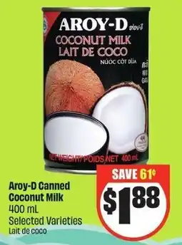FreshCo Aroy-D Canned Coconut Milk offer