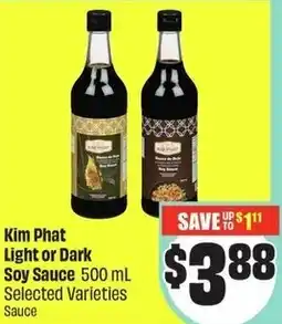 FreshCo Kim Phat Light or Dark Soy Sauce offer