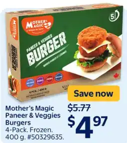 Walmart Mother's Magic Panner & Veggies Burgers offer