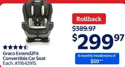 Walmart Convertible Car Seat offer