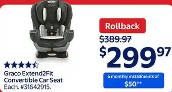 Walmart Convertible Car Seat offer