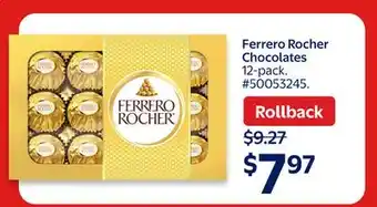 Walmart Ferrero Rocher Chocolates offer