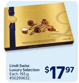 Walmart Lindt Swiss Luxury Selection offer