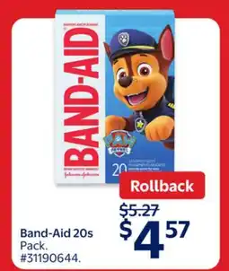 Walmart Band-Aid 20s offer