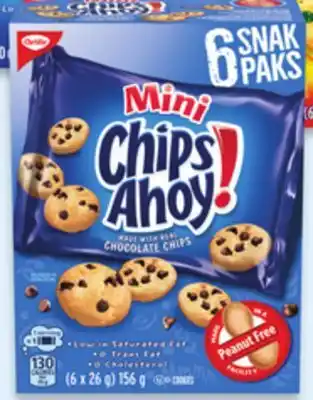 Walmart CHRISTIE Mini CHIPS AHOY! 6-Packs Cookies offer