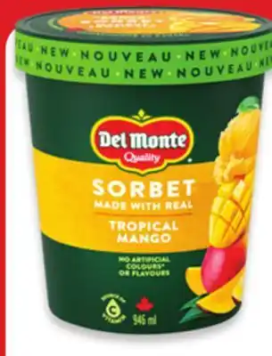 Walmart Del Monte Ice Cream Tubs offer