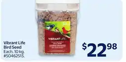 Walmart Vibrant Life Bird Seed offer