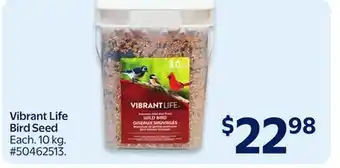 Walmart Vibrant Life Bird Seed offer