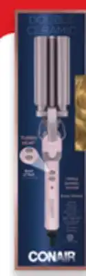 Walmart Conair Double Ceramic Triple Barrel Waver or Thermal Round Brush offer
