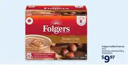Walmart Folgers Coffee Pods 12s offer