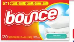 Walmart Bounce Dryer Sheets 60s —120s offer