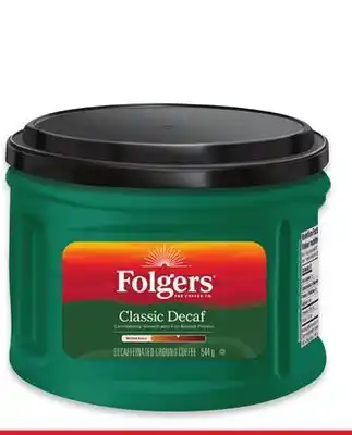 Walmart Folgers Ground Coffee offer