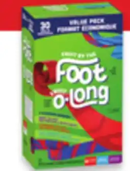 Walmart Fruit by the Foot Value Pack offer
