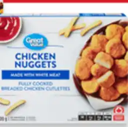 Walmart Great Value Breaded Chicken Burgers, Strips or Nuggets offer