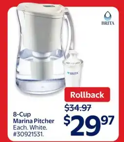 Walmart 8-Cup Marina Pitcher offer