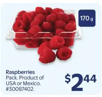 Walmart Raspberries offer
