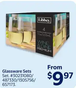Walmart Glassware Sets offer