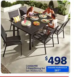 Walmart Cobble Hill 7-Piece Dining Set offer