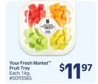 Walmart Your Fresh Market Fruit Tray offer