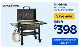 Walmart Blackstone 28 Griddle with Hood offer
