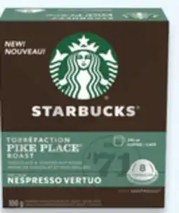 Walmart Starbucks Nespresso Vertuo Coffee Pods offer