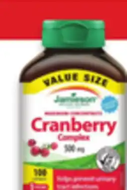Walmart Jamieson Cranberry Complex 100s offer