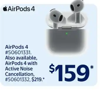 Walmart AirPods 4 offer