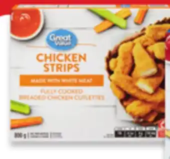 Walmart Great Value Breaded Chicken Strips offer