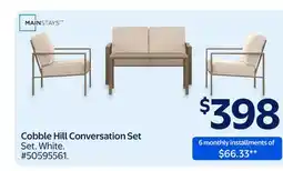 Walmart Cobble Hill Conversation Set offer